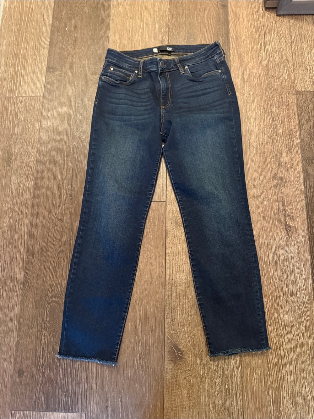 Kut from the Kloth Dark Indigo Ankle Jeans